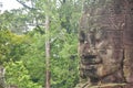 Angkor Bayon face Siem Reap, Cambodia.